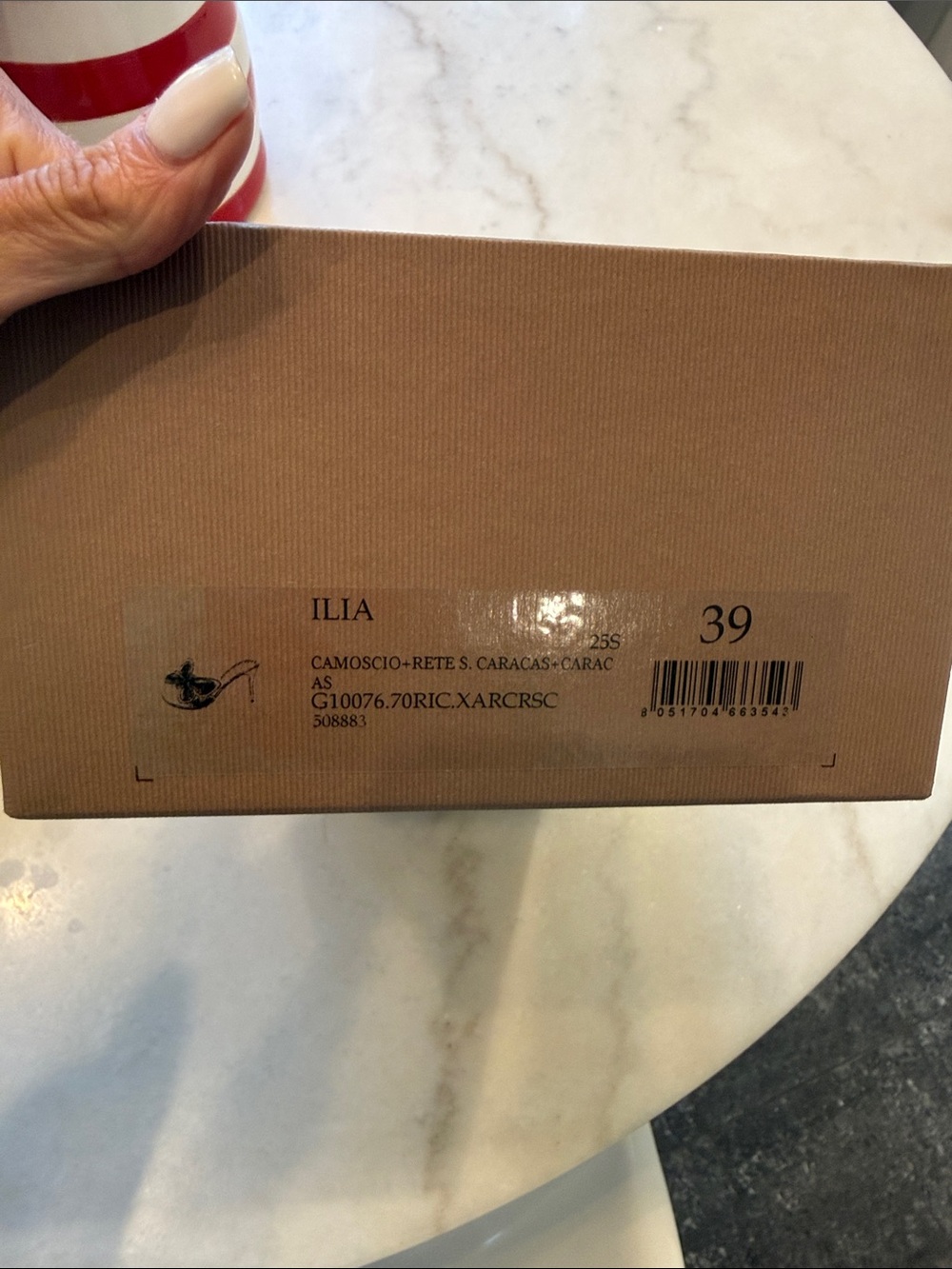 NIB Gianvito Rossi Orange suede and mesh Butterfly Slide  70mm Mules - Picture 7 of 11